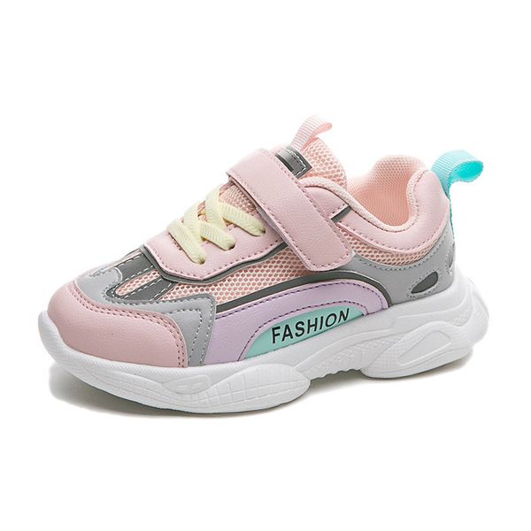 

pennysue children sport shoes 2020 spring breathable kids shoes for girl students toddler sneakers boys tenis infantil, Black;red