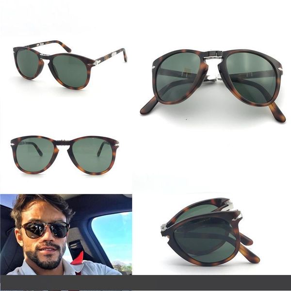 

простой стиль моды пилот ретро рамка складной дизайн мужчины и женщины с солнцезащитными очками открытый анти-уф защита очки pe714, White;black