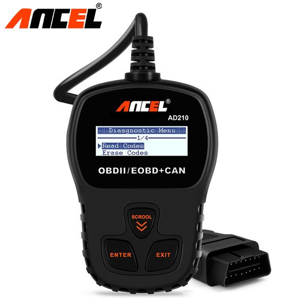 

ancel original obd2 car diagnostic tool ad210 obd 2 code reader automotive scanner more accurate than elm 327 diagnostic tool