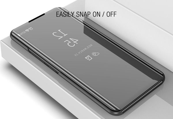 

полная крышка случая тела для oneplus 6t с зеркалом стойки
