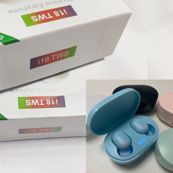 

i18 tws touch 5.0 bluetooth headphones with a6s a 6s stereo earphones auto power on auto paring using siri for smart phones