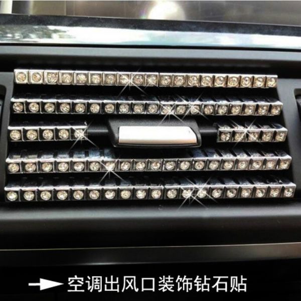 

car air outlet decorative strip dad diamond air conditioning port modification supplies inside the car