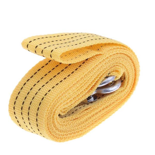 

3ton 3m car towing rope tow cable strap towing pull rope with hooks