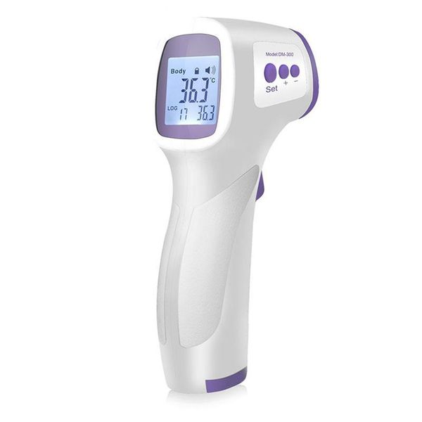 

digital infrared thermometer body temperature for kids forehead non-contact body thermometer baby care dropshipping, Black;white