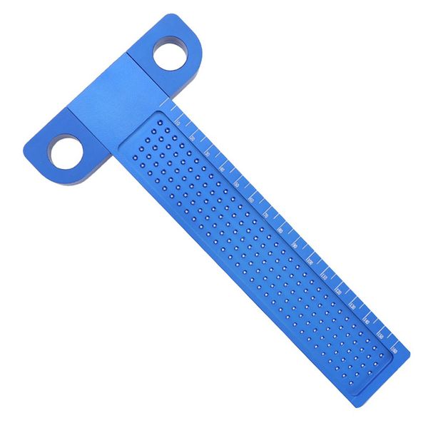 

t-type ruler 160mm aluminum woodworking scribe hole scribing gauge crossed feet crossed-out measuring tool
