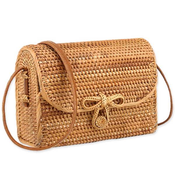 

straw bag for women rattan handbags summer woven beach tote for ladies babi rattan bag female sac bohemia shoulder straw