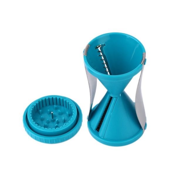 

funnel grater vegetable fruit cutter spiral slicer twister spiral peeler stainless steel & durable plastic kitchen tool