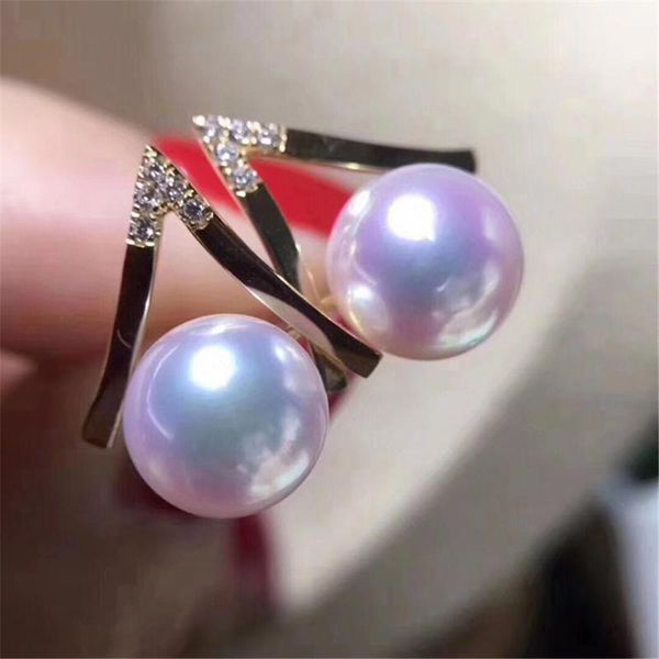 

pearl earring settings earring findings jewelry parts fittings jewellery accessories no pearl, Golden;silver