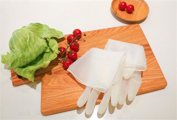 

transparent disposable baking food grade beauty salon catering plastic industry powder pvc inspection 100pcs gloves s94e qa