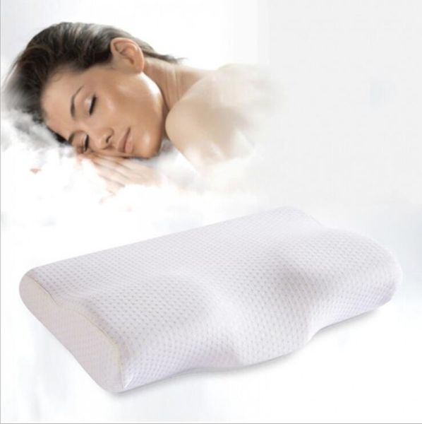 

orthopedic magnetic white color neck pillow slow rebound memory foam pillow cervical health care pain release
