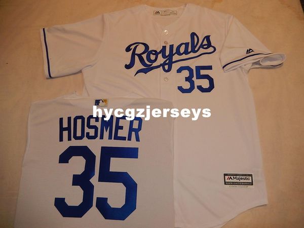 

дешевые бейсбол kr city #35 eric hosmer" cool base " сшитые рубашки джерси белые мужские сшитые трикотажные изделия большой и высокий размер, Black;blue