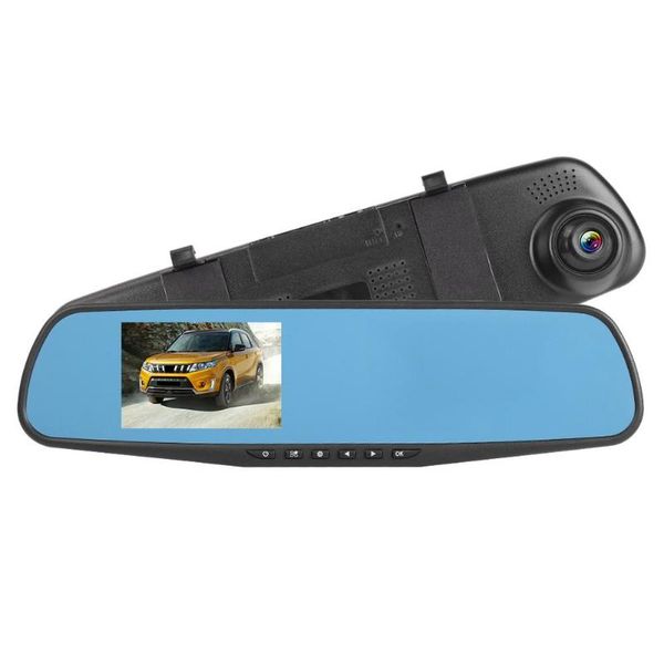 

3.5 inch 1080p car dvr recorder 100 degree rear view mirror dash camera