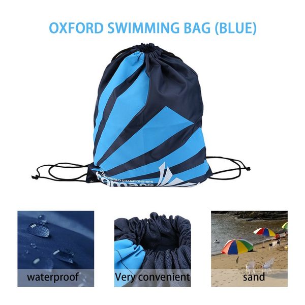 

double layer drawstring gym backpacks swimming sports beach bag travel portable fold mini shoulder bags