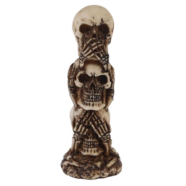 

белый хэллоуин череп скелет голова террор реквизит коллекционный хэллоуин декор