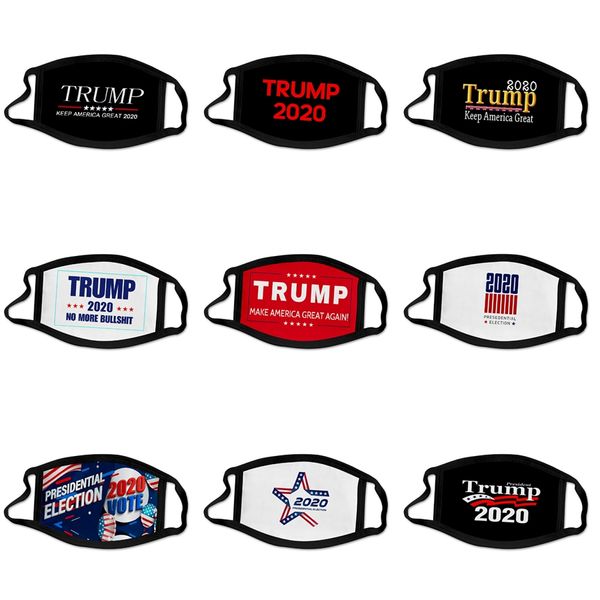 

designer trump face masks children's printed masks kids cartoon infants child washable pitta dustproof sunscreen daily civilian protect, Black