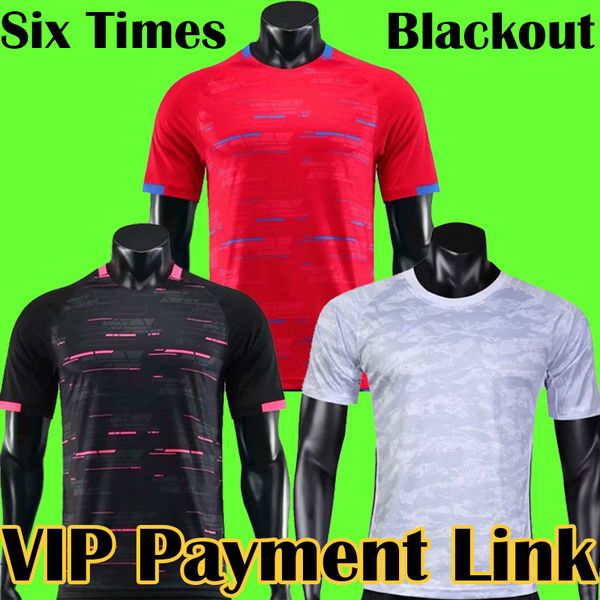

2019 2020 ix time new red occer jer ey blackout football hirt 19 20 white top black goalie football kit blackout hirt maillot, Black;yellow