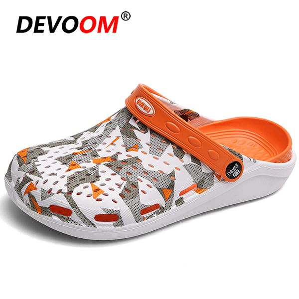 

новые мужские летняя hole сандалии дышащие повседневный non-slip-бич мужчины тапочки мода женщин свет тенденция света женские туфли, Black