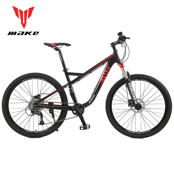 

make mountain bike aluminum frame shiman0 27 speed 27,5" wheel hydraulic disc brake