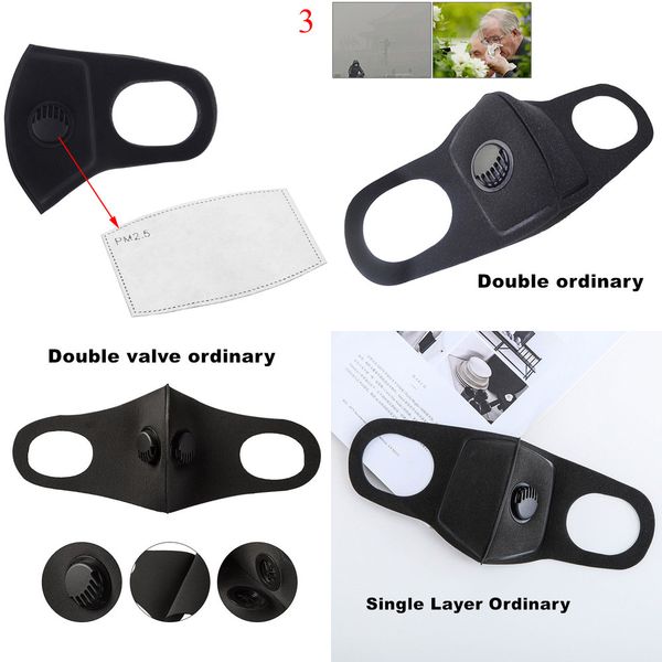 

1pcs face dust anti pollution mask pm2. 5 активированный уголь фильтр вставки можно мыть многоразовые маски для рта ied9 2vad