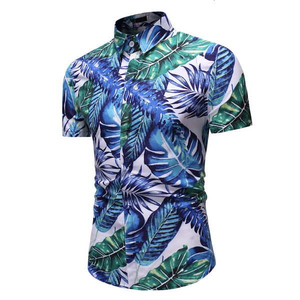 

hawaiian men's short sleeve style, casual shirt with personal size necklace button shirt size comfortable top, White;black