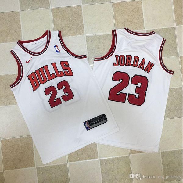 

MitchellNess Chicago Bulls Youth Basketball Jersey 23 Michael Jordan Дышащая Сетчатая Ткань Полная Вышивка Трикотажные Изделия