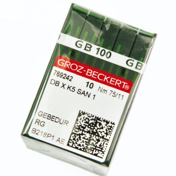 

оригинальная игла groz-becket db*k5 san вышивальной машины золотистого цвета, Black