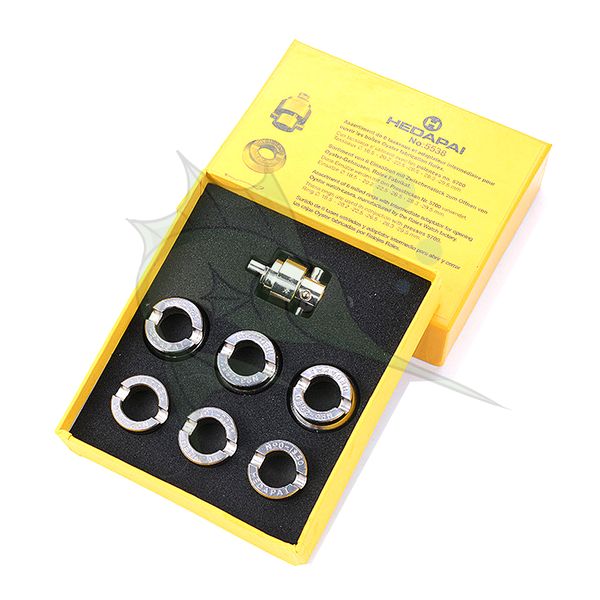 

bd-5538 assort watch opener tool 6 size watch opener dies with 5700 connector tool for rlx_watch