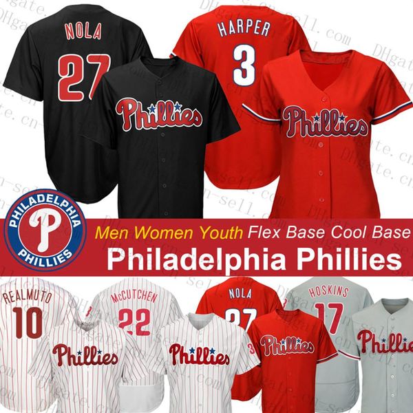 

philadelphia rhys hoskins philli bryce harper jersey jean segura scott kingery maikel franco j. t. realmuto custom baseball jerseys, Blue;black