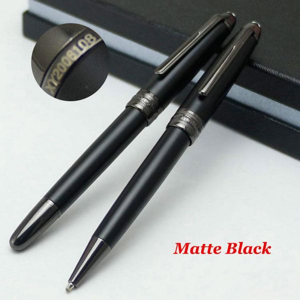 

Высокое качество Msk-163 матовая черная шариковая ручка Rollerball Pen Promotion School Office Supply с серийным номером Monte XY2006108