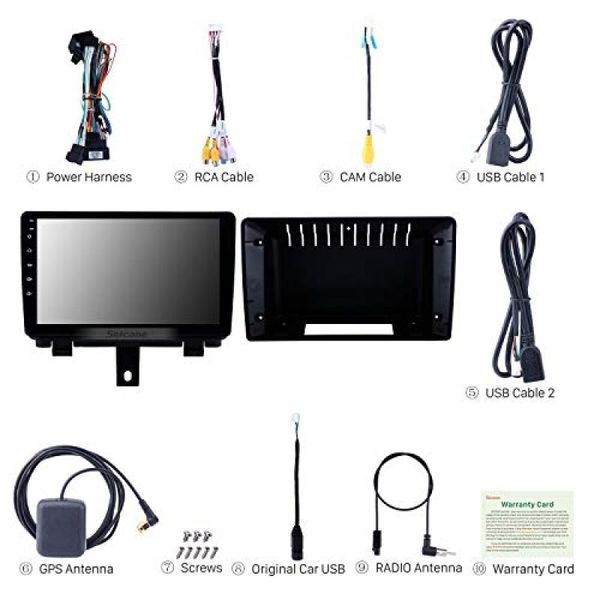 Navigazione GPS touchscreen Android HD per auto da 9 pollici con Bluetooth per AUDI Q3189i 2013-2017