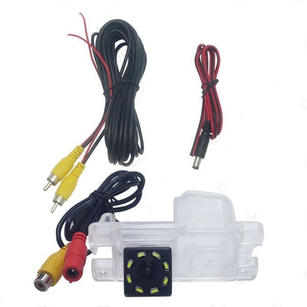 

hd car rear view camera backup ntsc reverse parking camera with led light for mitsubishi pajero (american