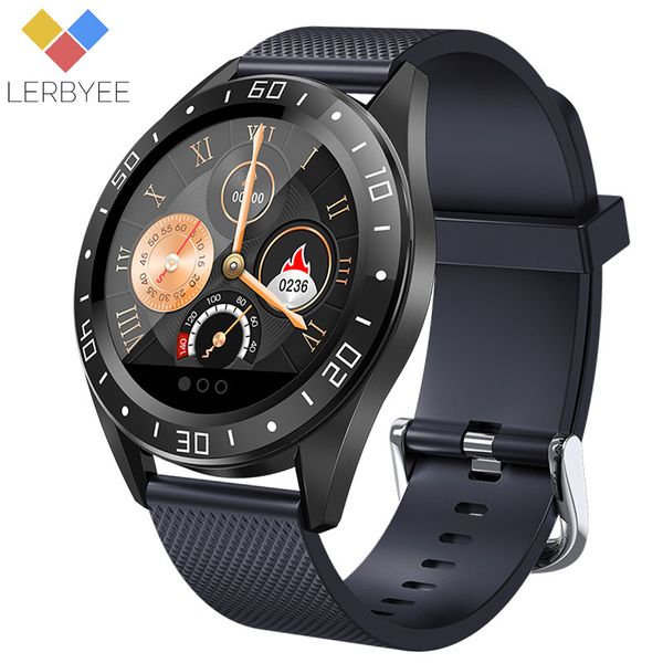 

lerbyee smart watch gt105 waterproof 1.22" color screen fitness watch heart rate monitor call reminder men women smartwatch new, Slivery;brown