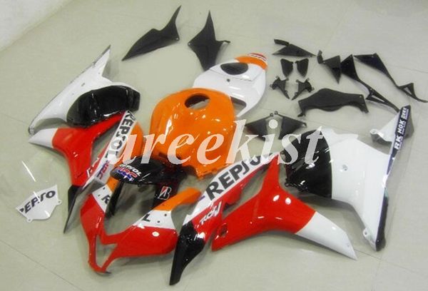 

новый abs инъекция мотоцикл полный обтекатели комплекты, пригодный для honda cbr600rr f5 09 10 11 12 2009 2010 2011 2012 кузовостроение набо