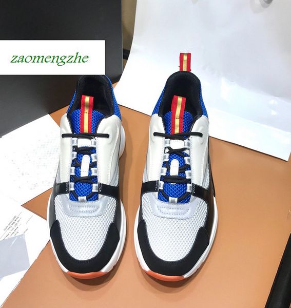 

b22 sneaker nens designer shoes vintage sneakers canvas and calfskin trainers luxury low casual shoes 20color big size 36-45 n47, Black