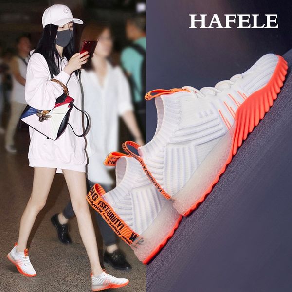 

2019new outdoor men running men jogging walking sports shoes high-quality lace-up athietic breathable sneakers lovers shoes, Black