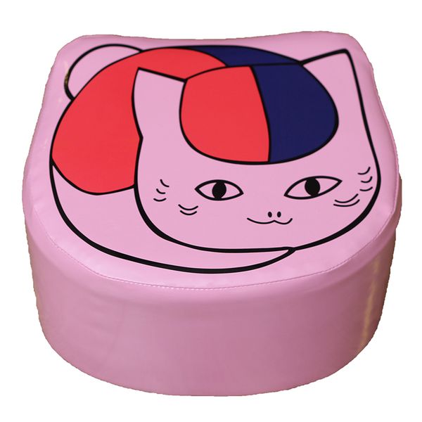 

children's stool cartoon stool solid wood sofa living room change shoes soft bench cute small bench leather pi