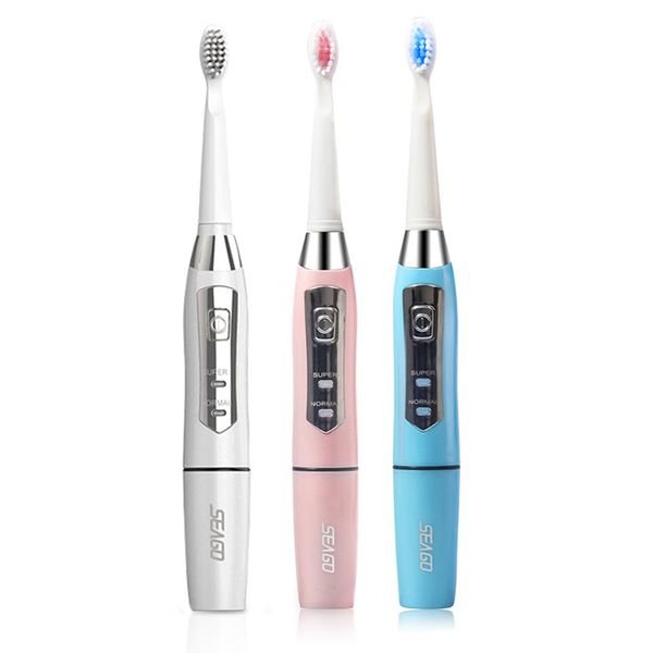 

seago sg-610 ultrasonic electric toothbrush intelligent sonic super soft whitening automatic for oral hygiene