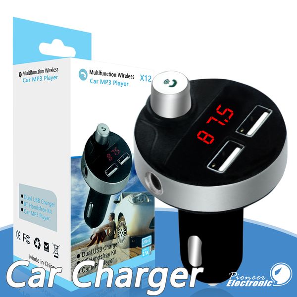 

x12 двойной поѬ usb бепѬоводной поѬаивнй bluetooth 2.1a travel car kit заѬдное ђѬойво fm