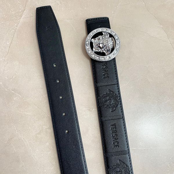

designers belts luxury belts for men big buckle belt fashion 0 versace mens leather belts whole with box, Black;brown