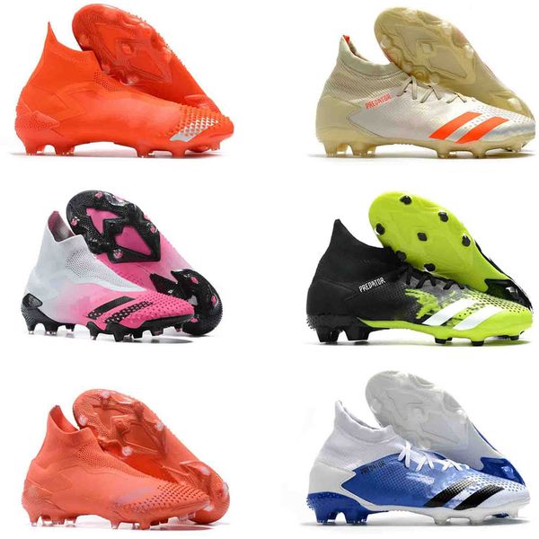 

fashion predator mutator 20+ fg pp paul pogba boys slip-on soccer football shoes 20+x cleats boots high ankle size 39-45
