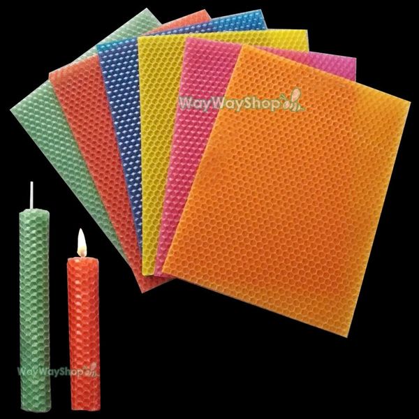 

6 шт mini natural 100% пчелиный воск свечи ручной работы прокат экологически здоровая свеча для творческих подарков домашнее украшение 15см