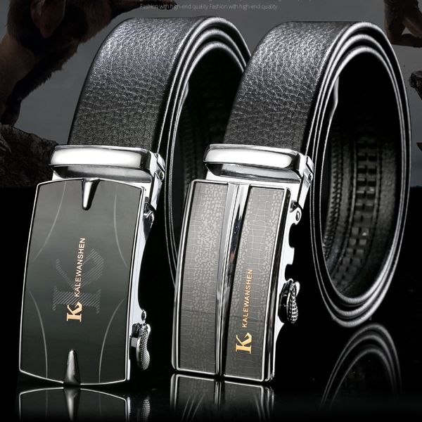 K cinturón de cuero PU 3,5*120 CM 18 colores cinturones con hebilla para hombre cinturón de negocios para niño cinturones de moda cinturones de jeans correa gratis TNT Fedex