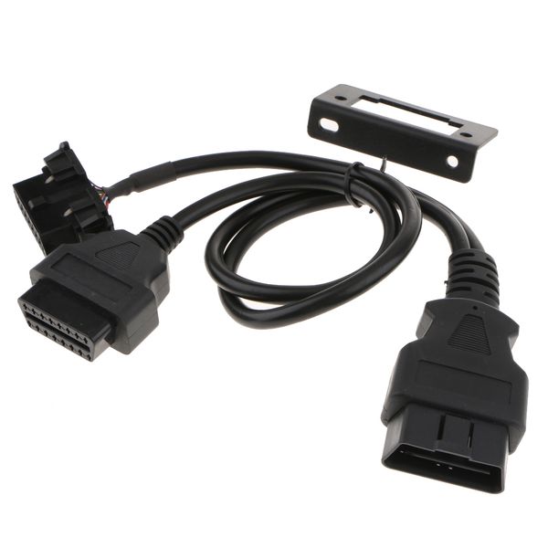 

car obd2 16pin female to male y splitter connector cable for kia mazda