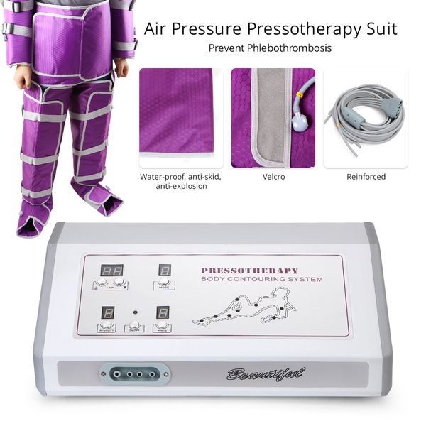 Miglior prezzo Pressoterapia Air Pressure Detox Linfodrenaggio Perdita di peso Macchina dimagrante per uso domestico