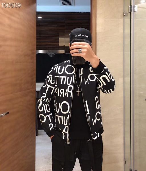 

new 2018 spring and autumn period and the double jacket for fashion leisure coat jackets menswear034, Black;brown