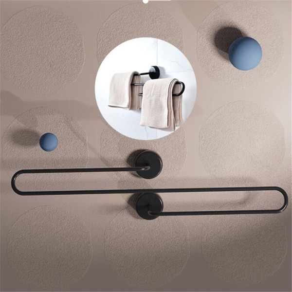 

punch-s shape bathroom towel rack kitchen metal rag rack bathroom bath towel hanger