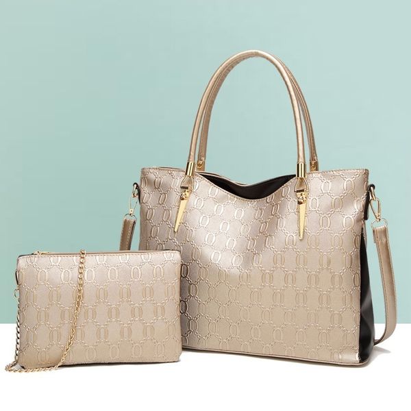 

women's bag new tote bag fashion bright leather crocodile patent leather cross-body simple shoulder shoulder