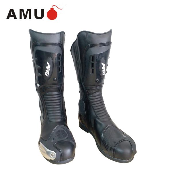

geniune amu motorcycle boots riding boots road mo you road shoes knights