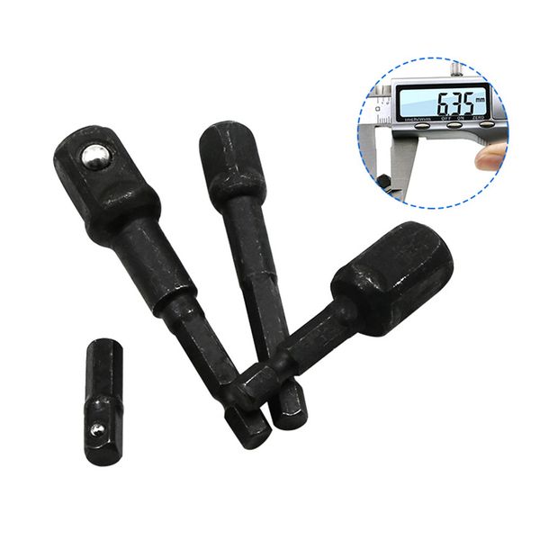 

socket bit hexagonal shank adapter drill nut driver power extension bar 2/3/8pcs ja55