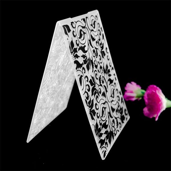 

пластиковые тиснение завитые цветочный шаблон diy scrapbooking карты изготовление украшения papercraft новый другие декоративные наклейки